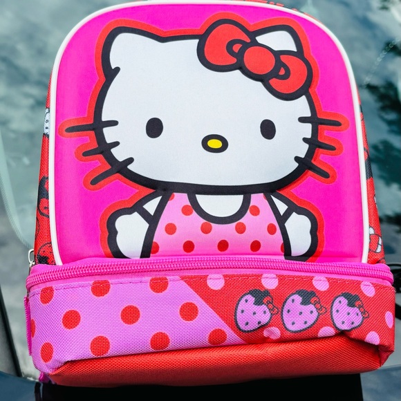 Hello Kitty Other - Hello Kitty Pink and Red Backpack